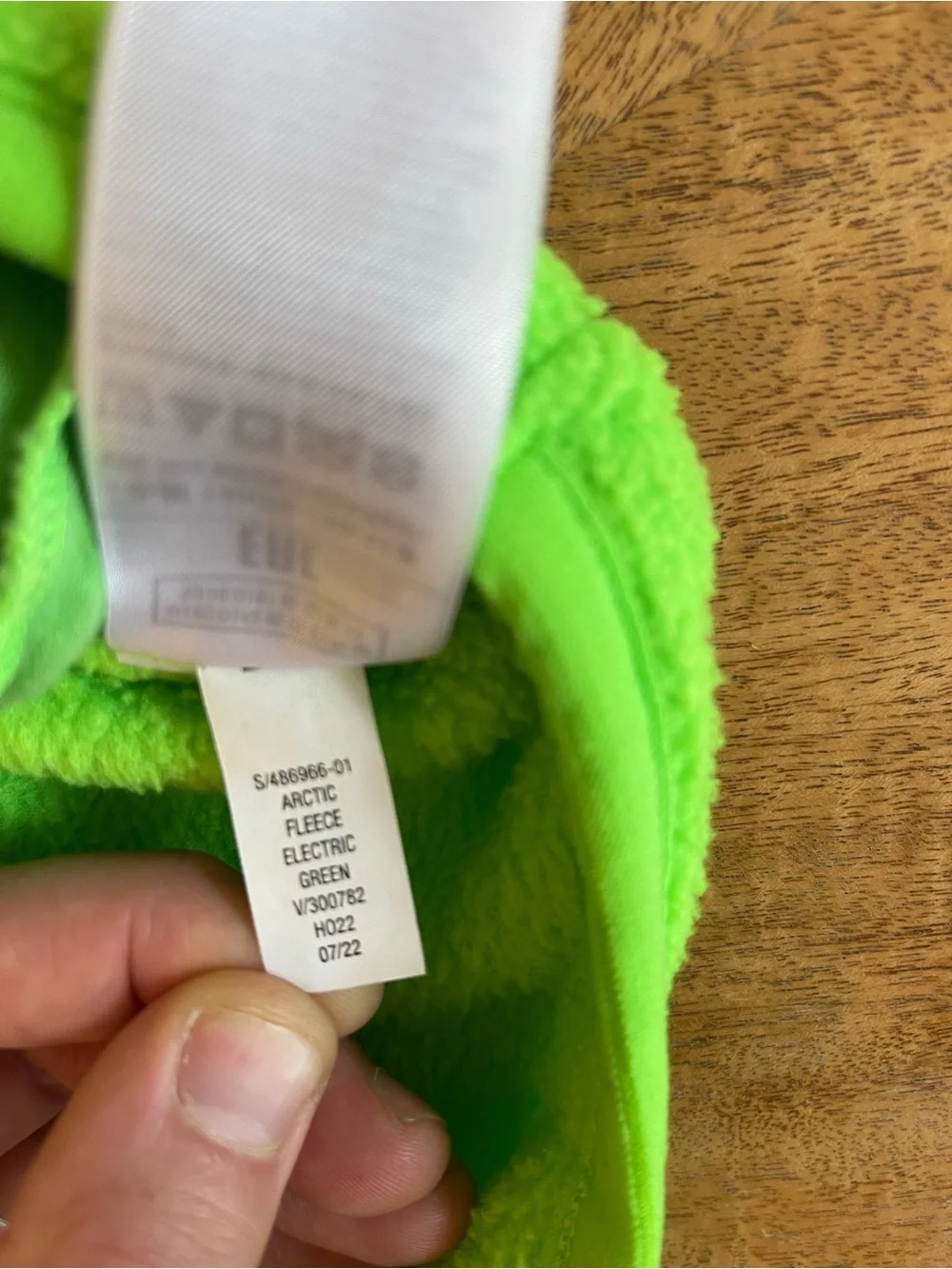 GAP Arctic Fleece Reissue 1/4 Snap Collared Pullover, electric green, Kids L 10
